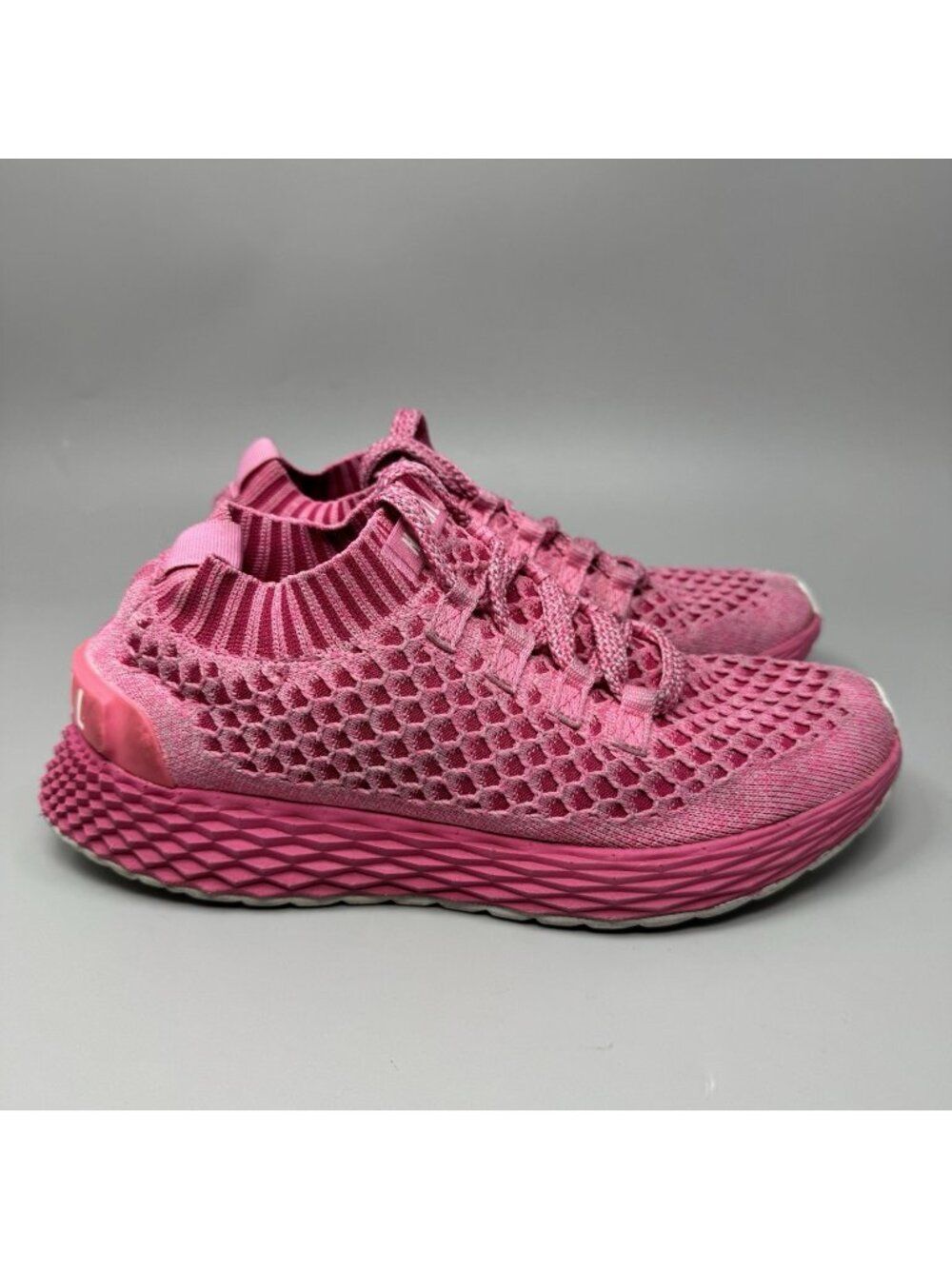 NOBULL Allday Knit Shoes Women’s Size US 7.5 Pink Fuchsia Athletic Sneakers